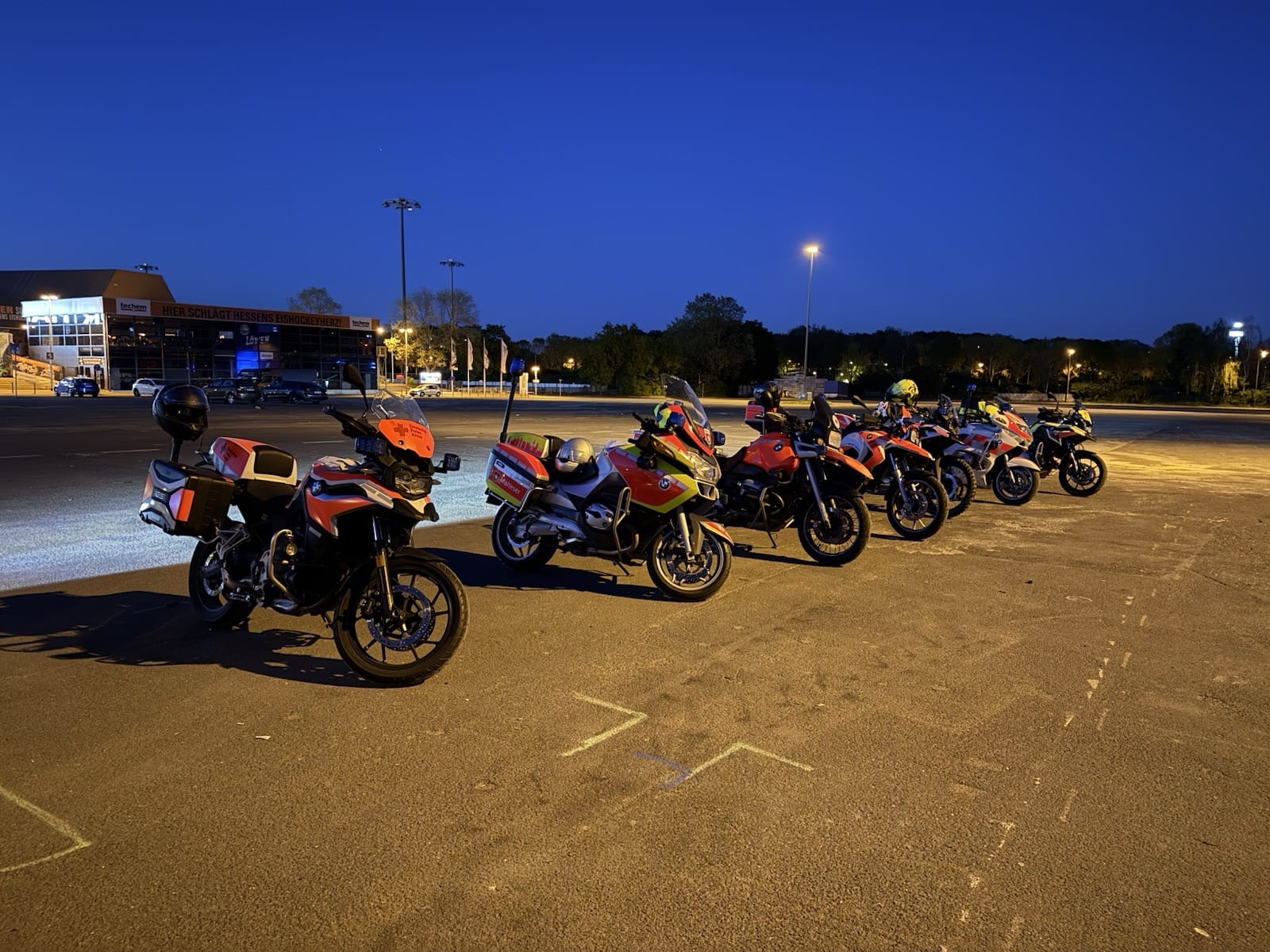 Unterstützung bei Vermisstensuche durch Kradstaffel