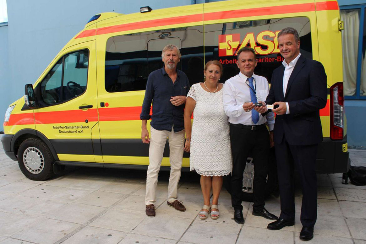 ASB spendet Rettungswagen für Griechenland