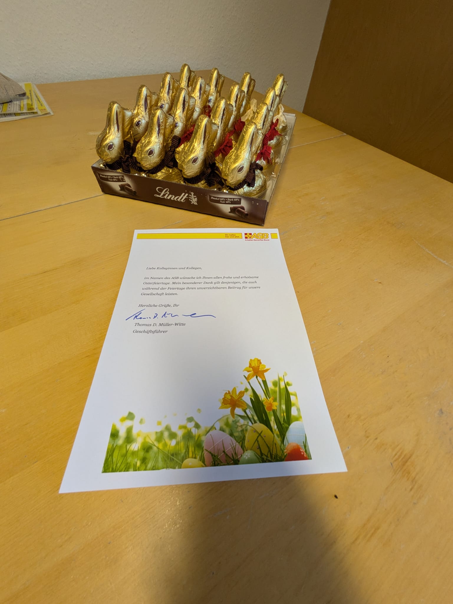 Süße Osterüberraschung für unsere Teams